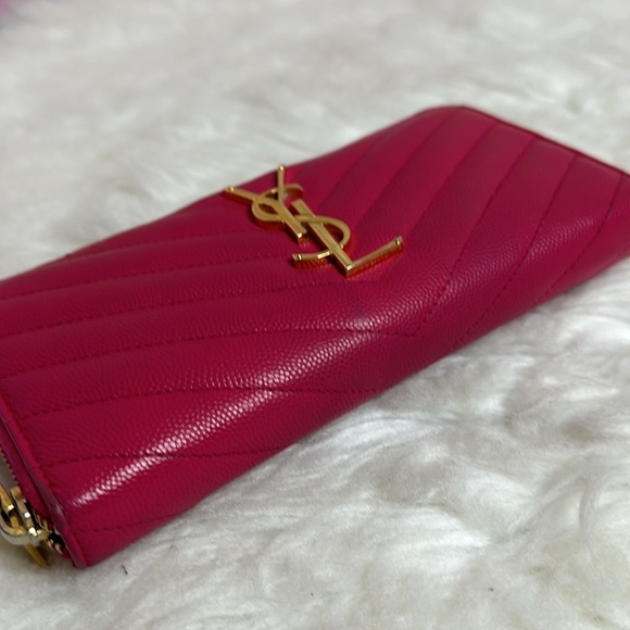💯Authentic YSL Round Zipped Long Wallet 🍀 - Picture 16 of 16